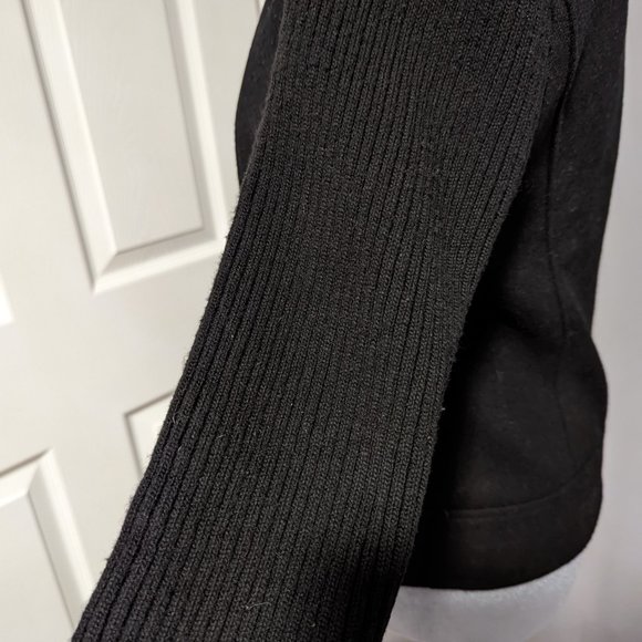 Banana Republc Factory Wool Blend Moto Bike Jacket/Coat - Picture 6 of 14